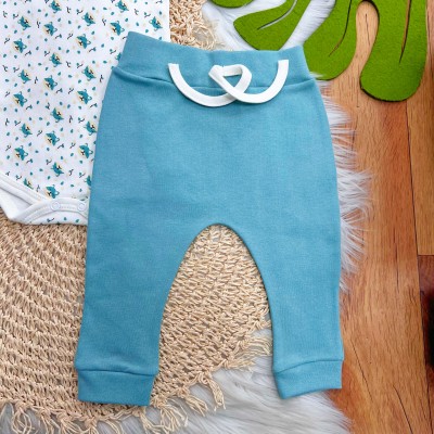 CONJ. DE MALHA 3 PEÇAS - Baby Raposinhas - Verde Menta